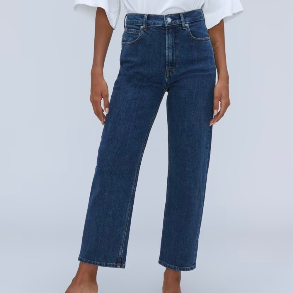 Everlane Way High Jeans in Dark Blue - Never worn and New